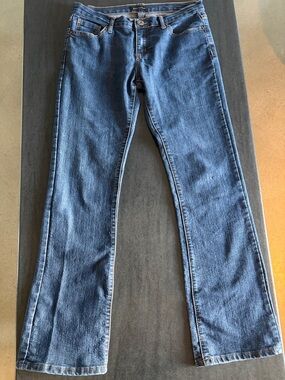 Classic Dark Wash Straight Leg Jeans